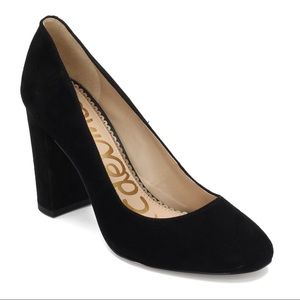 Pre-Owned Sam Edelman Stillson Black Suede Pumps Black Size 8.5